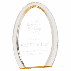Oval Halo Acrylic